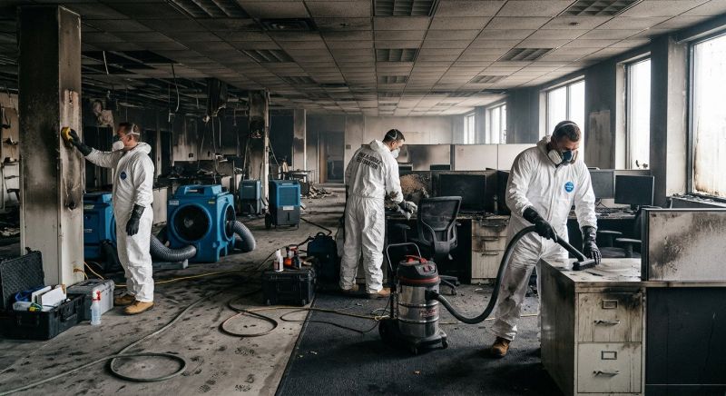Commercial Fire Restoration in Scottsdale, AZ