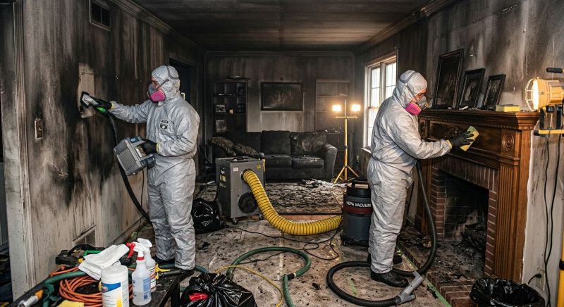 Soot Damage Restoration in Gilbert, AZ