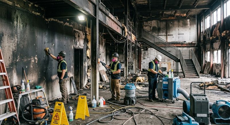Commercial Fire Damage Repair in Gilbert, AZ